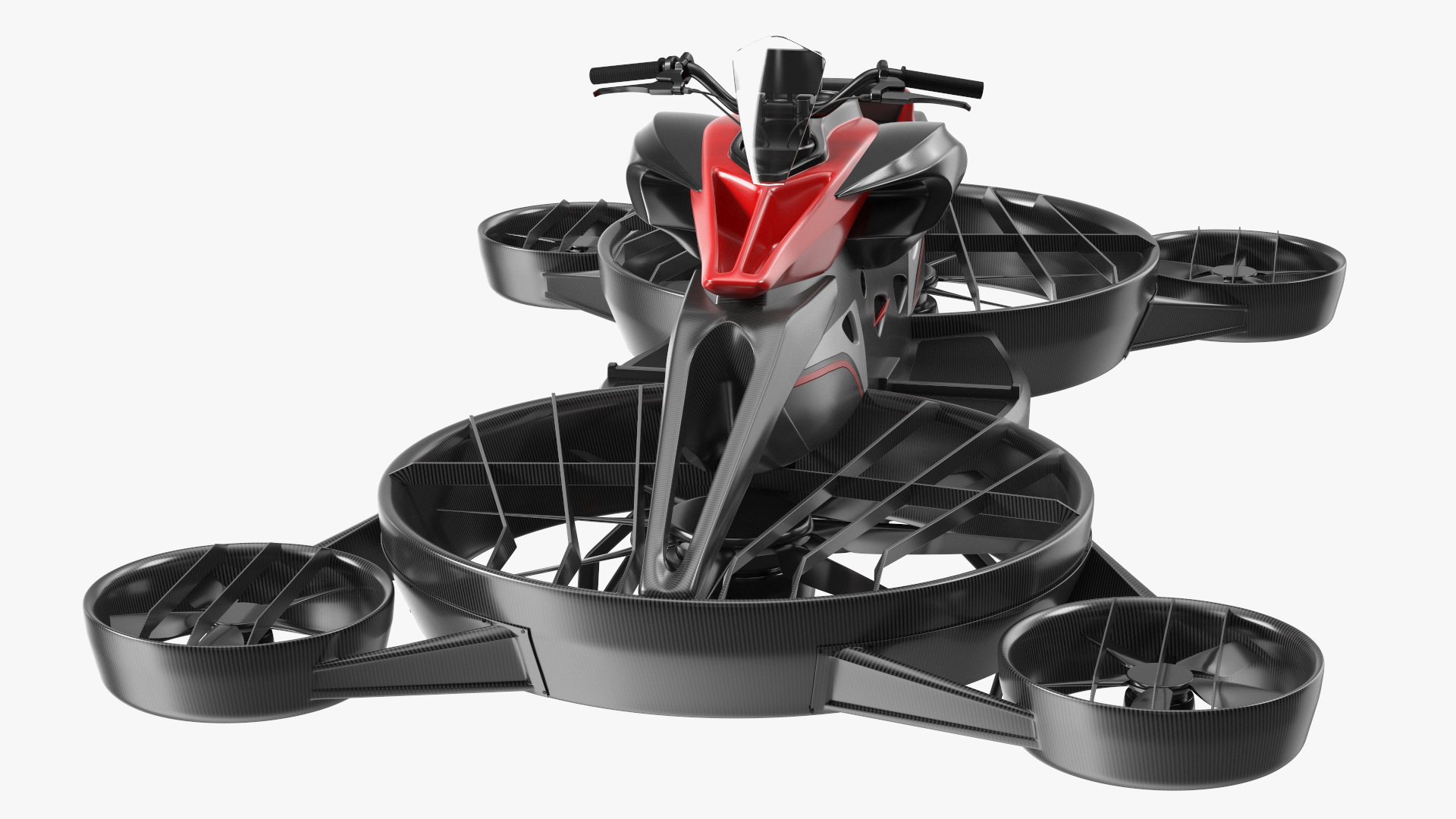 Hoverbike XTURISMO Red 3D