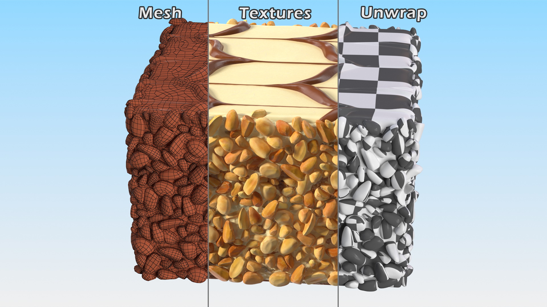 3D model Mono Latte Cake