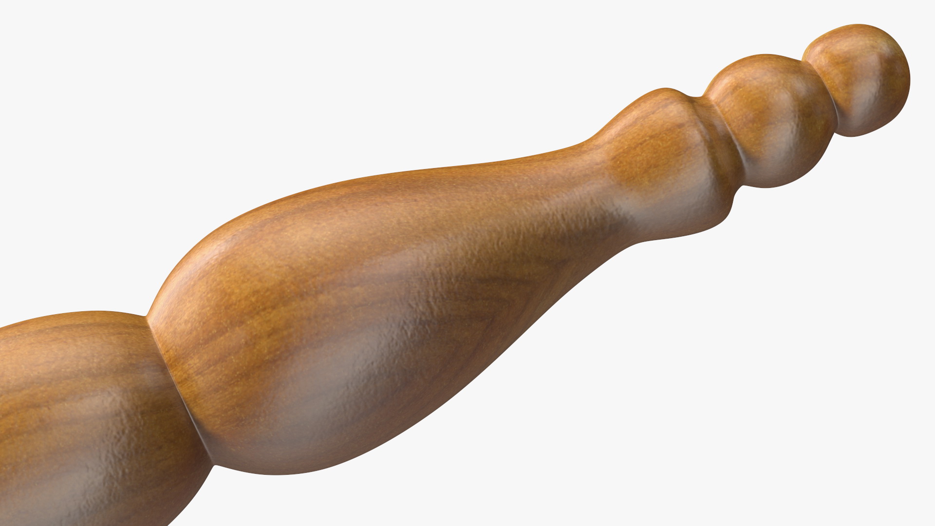 Wooden Crochet Hook 3D model