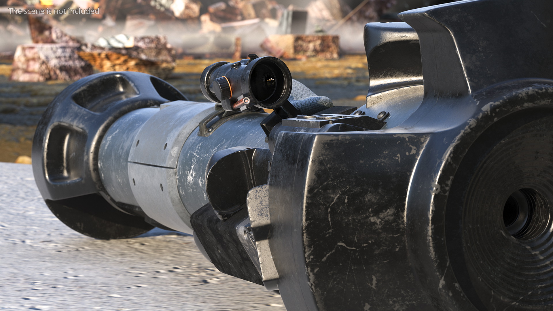 3D Anti Tank Rocket Launcher Dirty