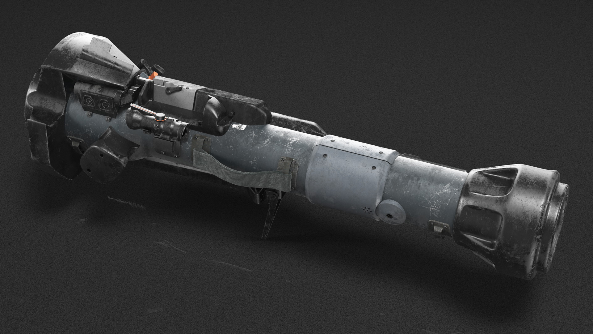 3D Anti Tank Rocket Launcher Dirty