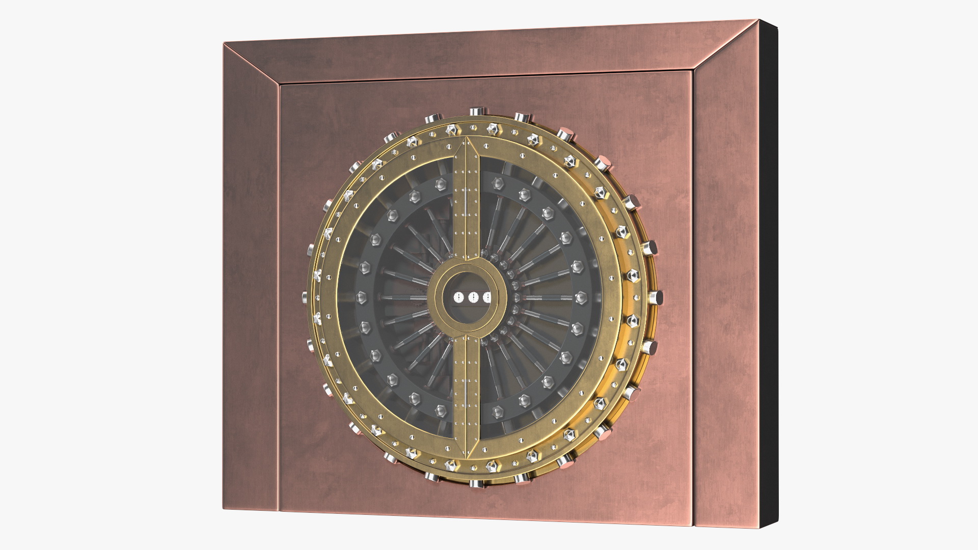 3D model Steampunk Bank Vault Door
