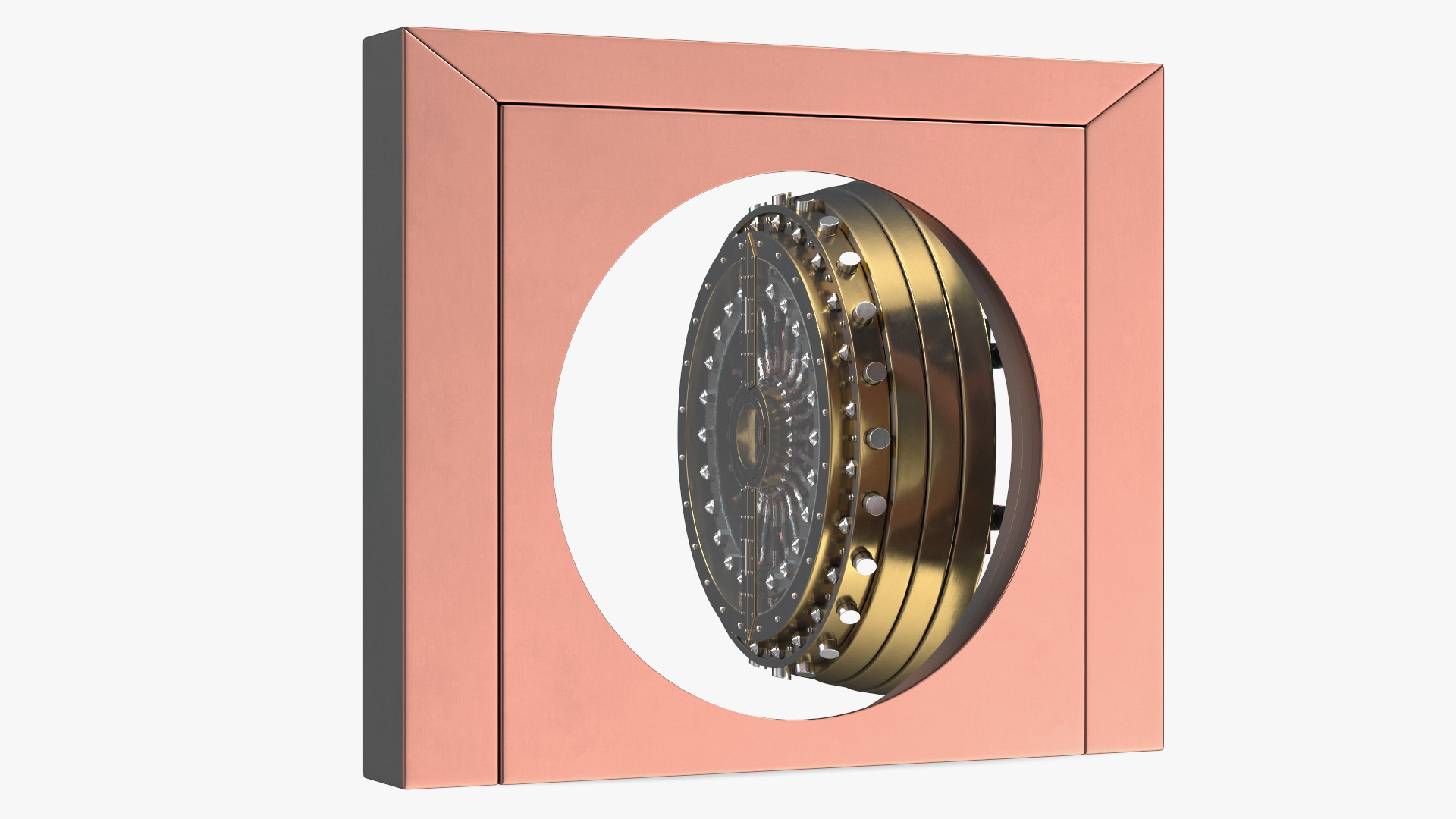 3D model Steampunk Bank Vault Door