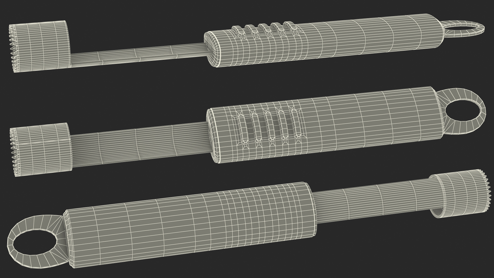 Stainless Steel Apple Core Remover 3D model