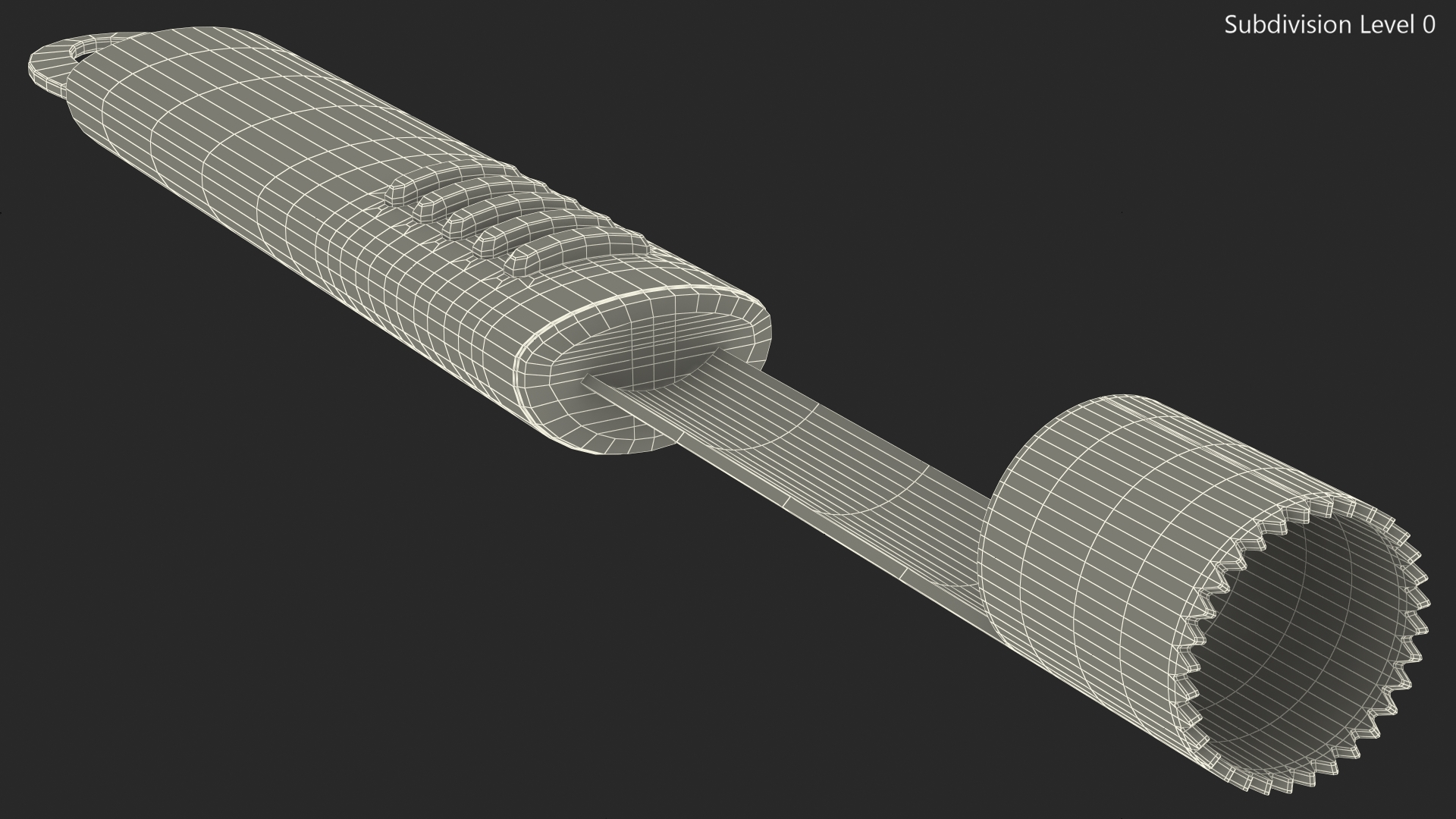 Stainless Steel Apple Core Remover 3D model