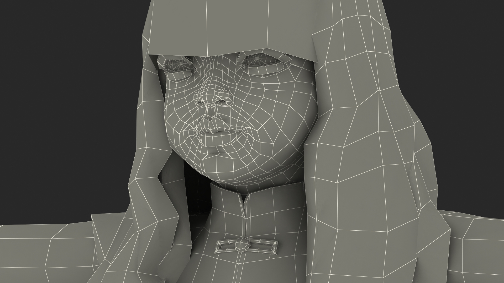 3D model Realistic Asian Baby Girl in Traditional Clothes Rigged