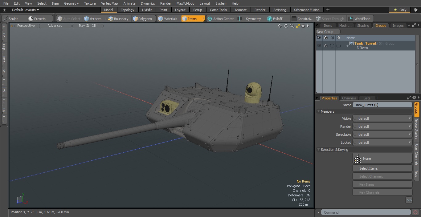 3D Tank Turret