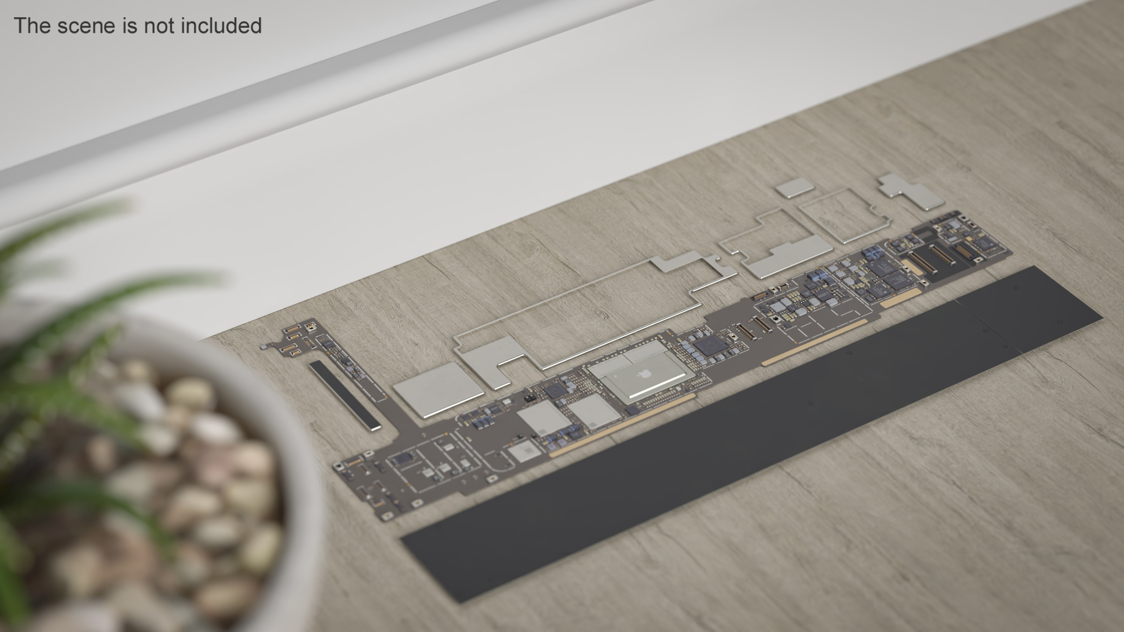 3D model 12 9 iPad Pro Motherboard