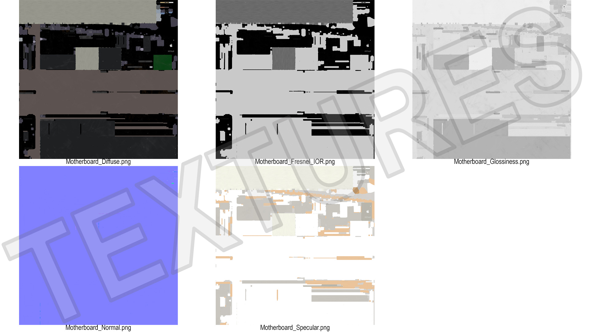 3D model 12 9 iPad Pro Motherboard