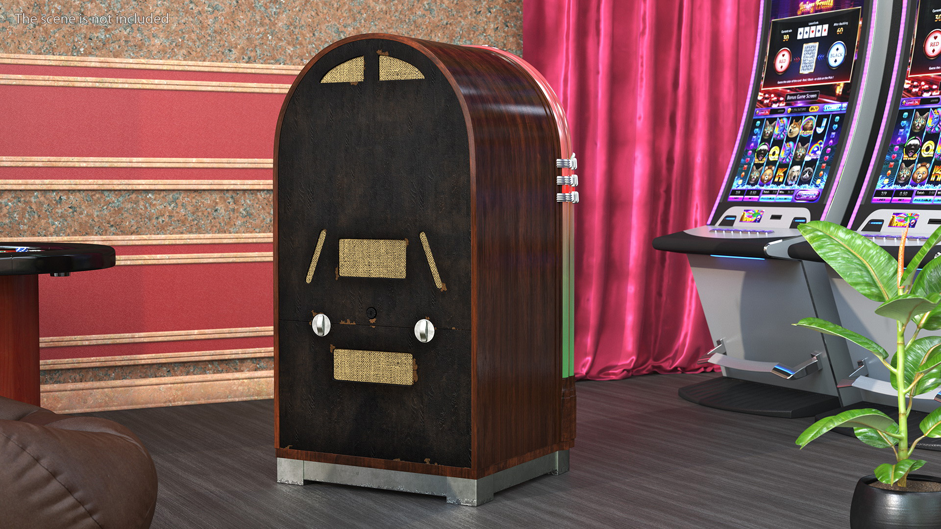 3D Vintage Jukebox Machine model