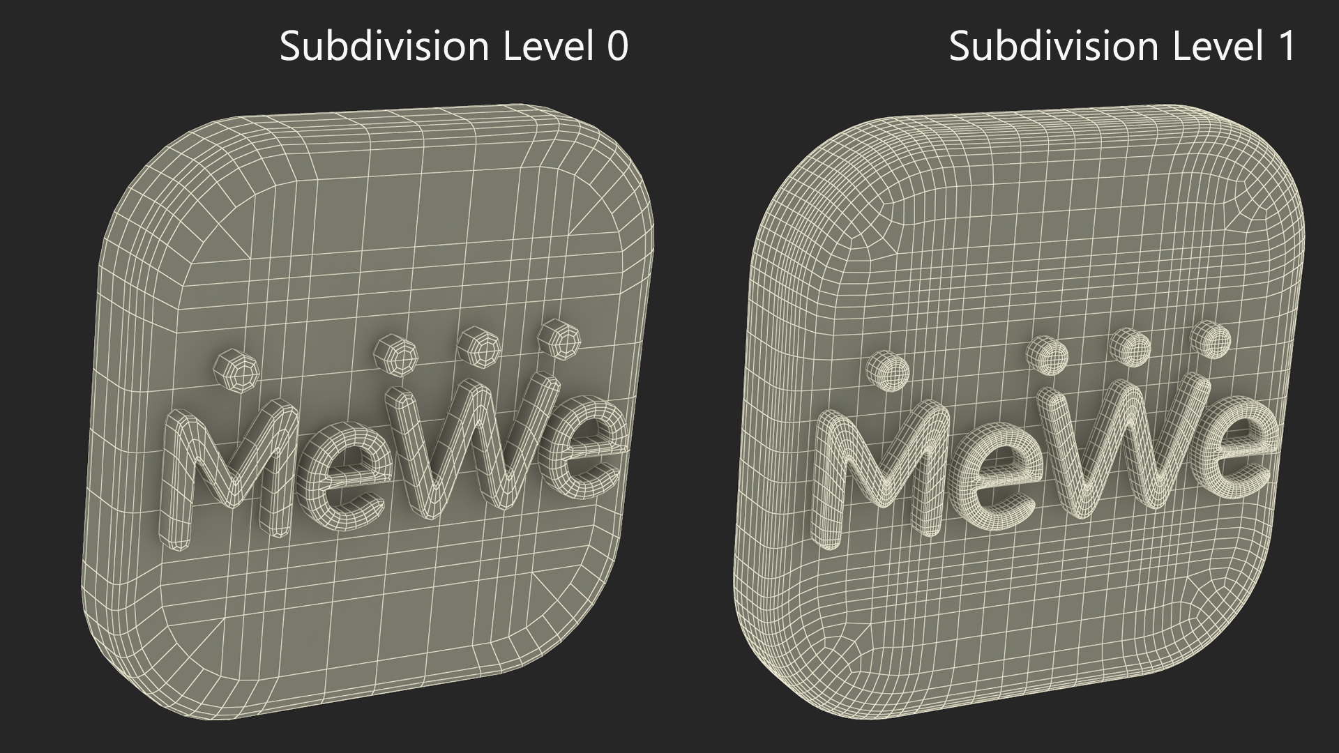 MeWe Social Media Icon 3D