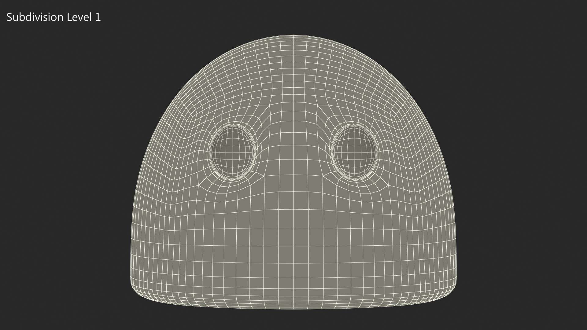 Blank Face Android Emoji 3D model