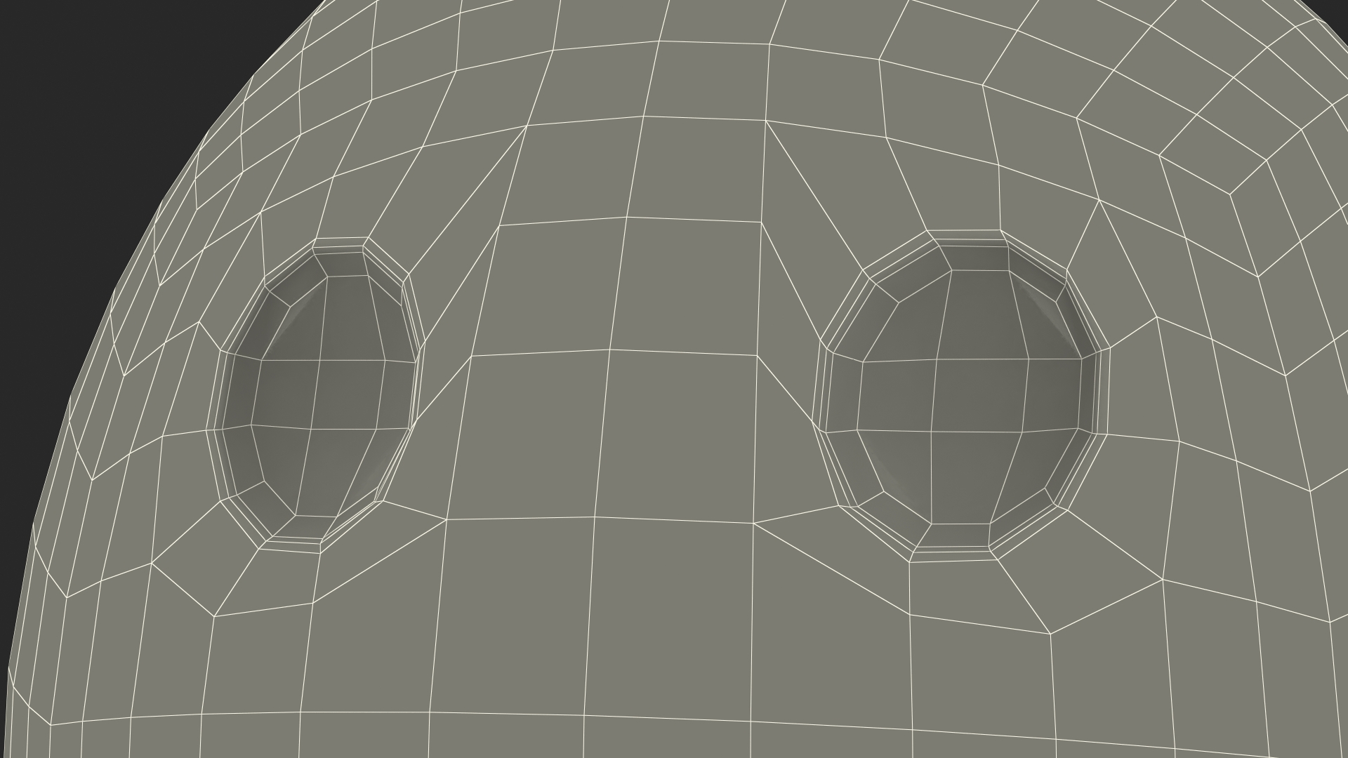 Blank Face Android Emoji 3D model
