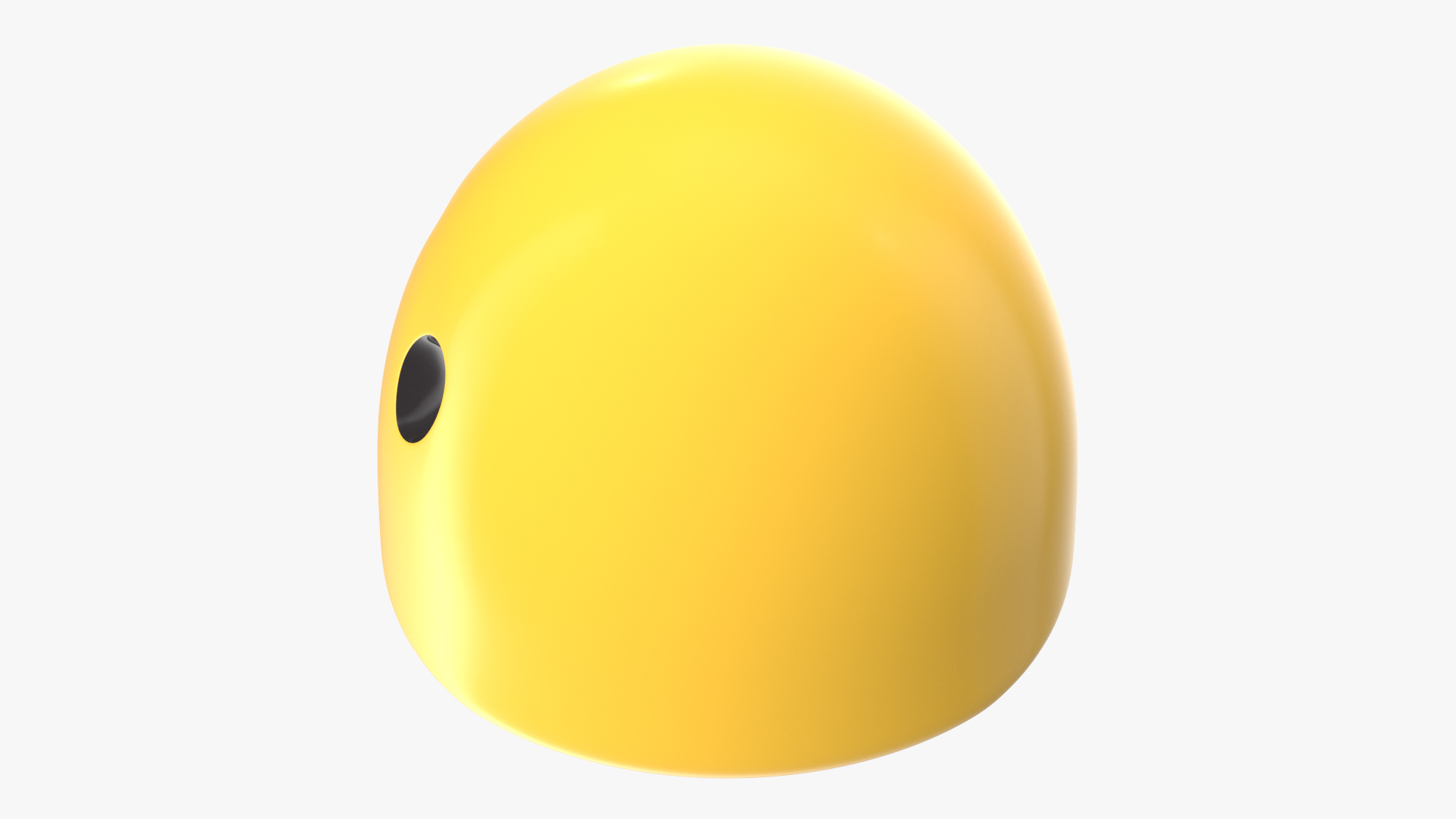 Blank Face Android Emoji 3D model