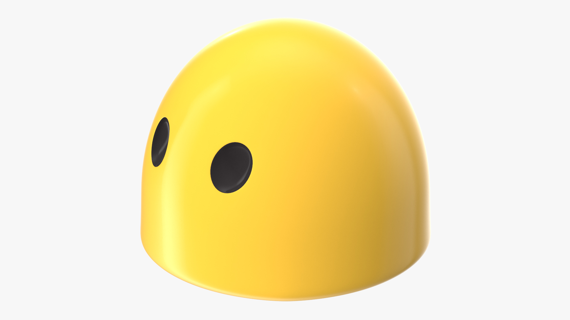 Blank Face Android Emoji 3D model