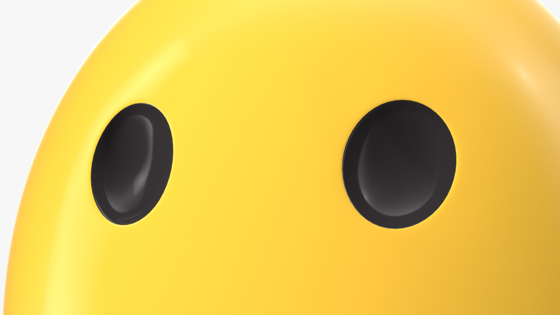 Blank Face Android Emoji 3D model