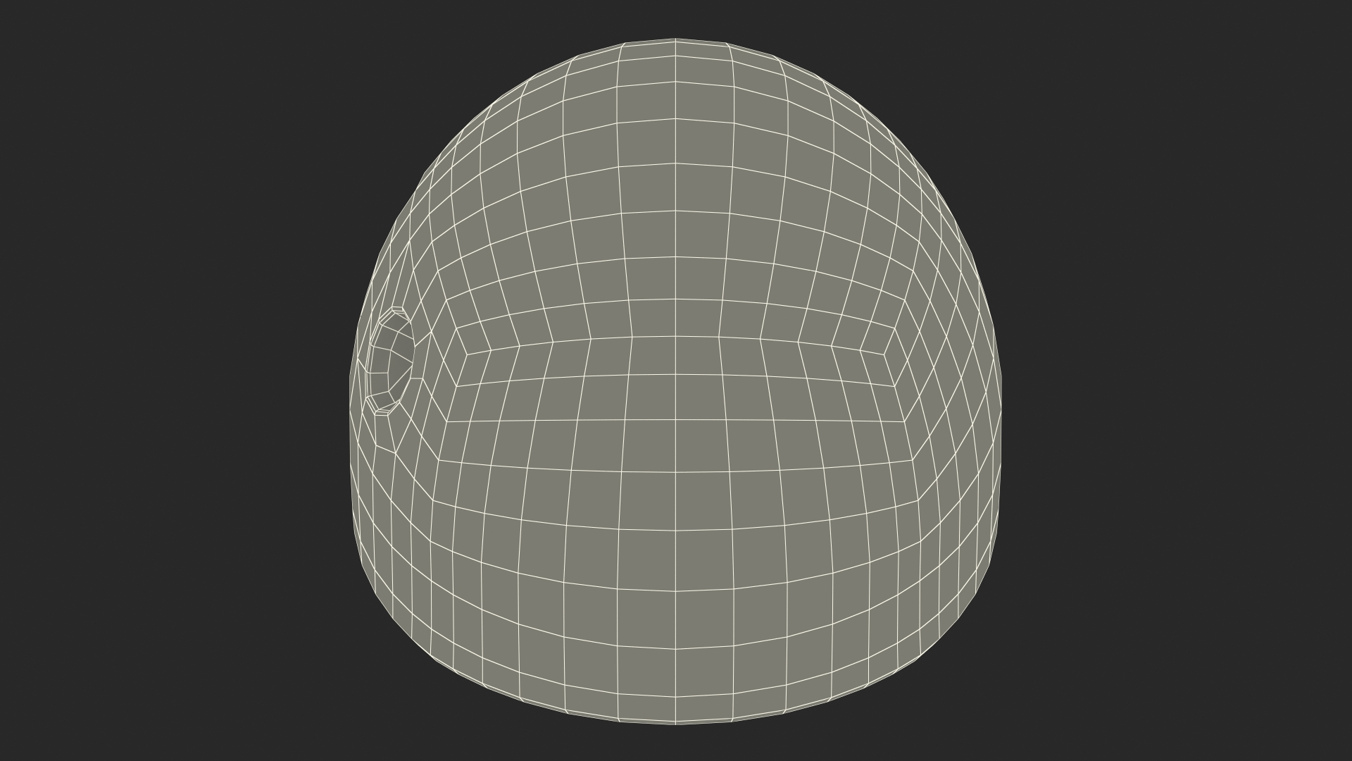 Blank Face Android Emoji 3D model