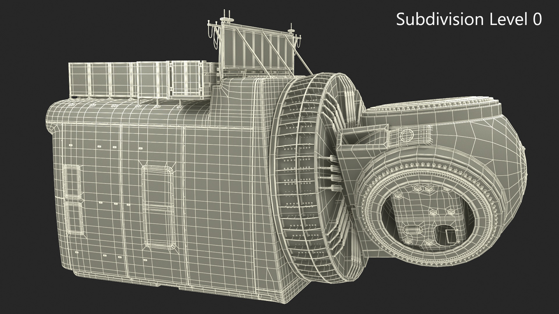 3D Nacelle for Offshore Wind Turbine model