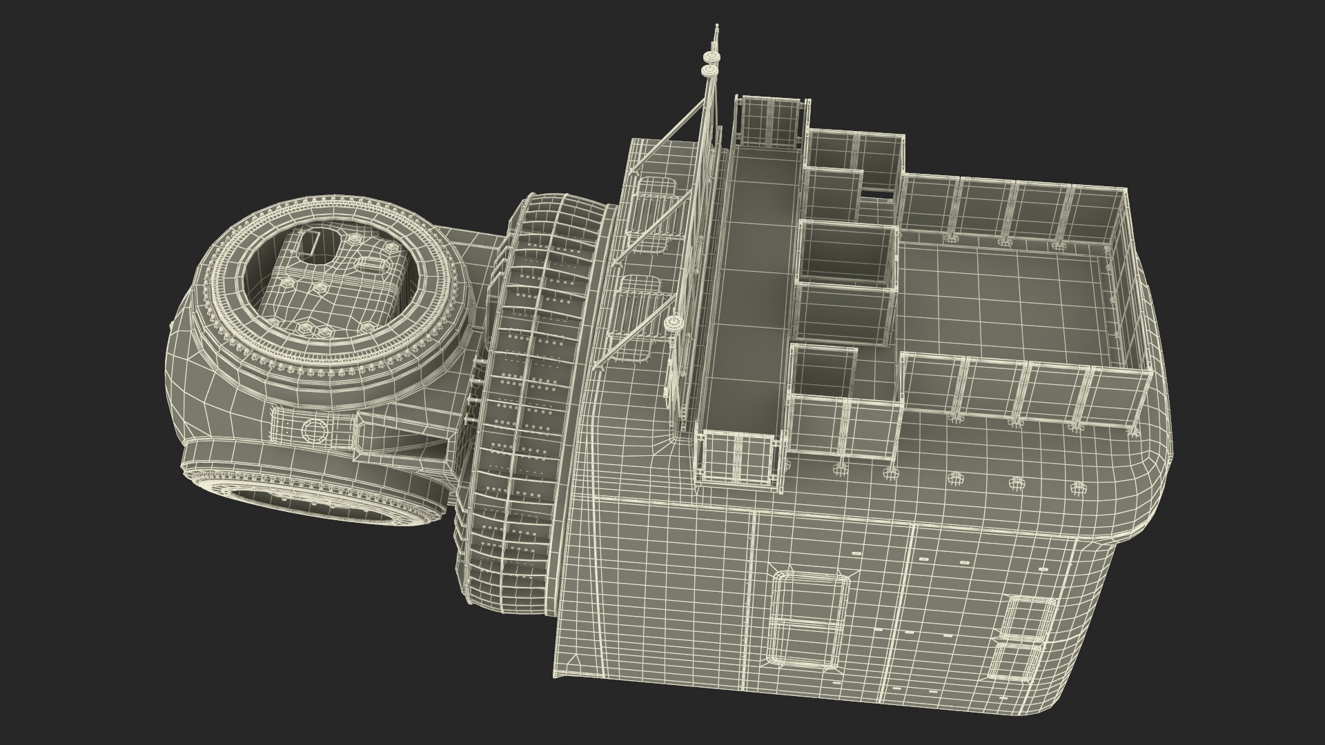 3D Nacelle for Offshore Wind Turbine model