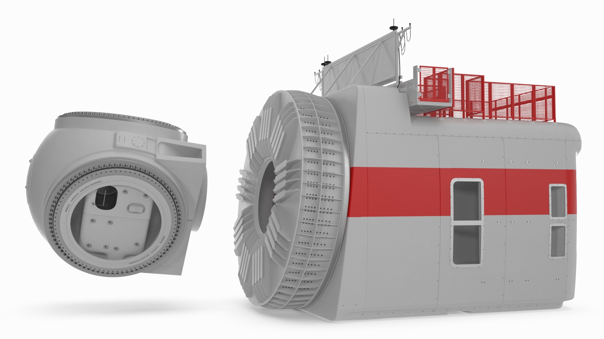 3D Nacelle for Offshore Wind Turbine model