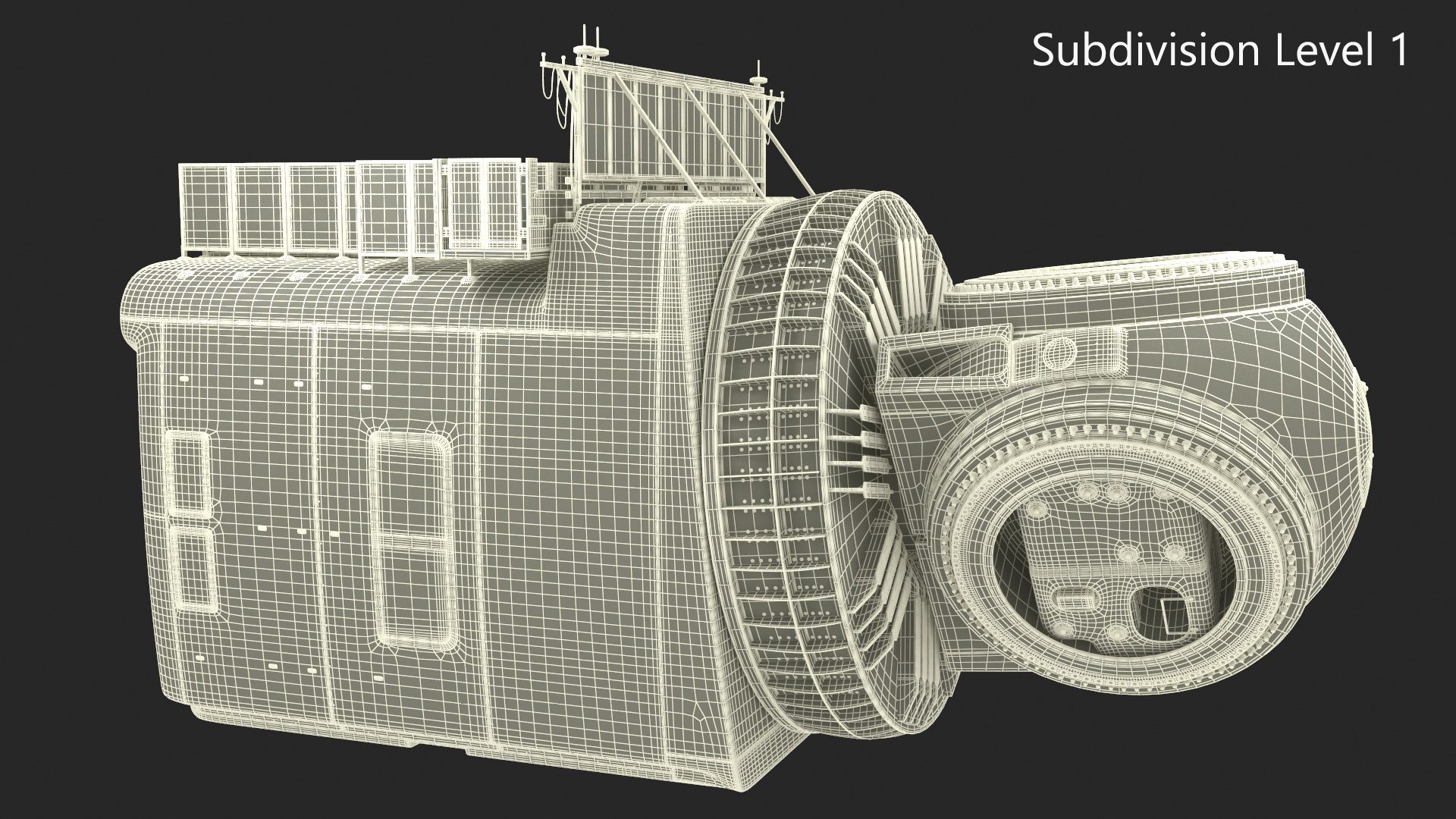 3D Nacelle for Offshore Wind Turbine model