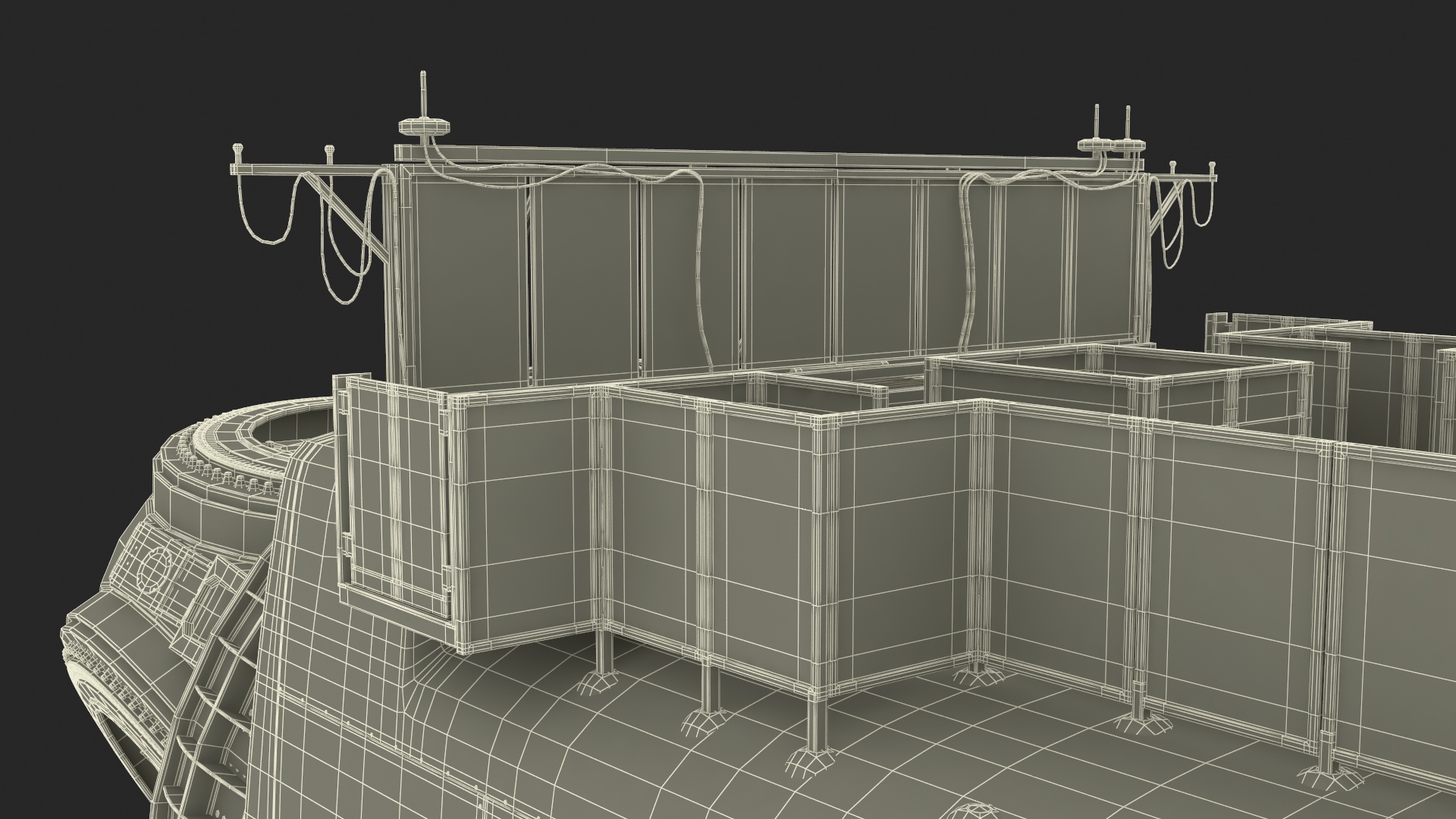 3D Nacelle for Offshore Wind Turbine model