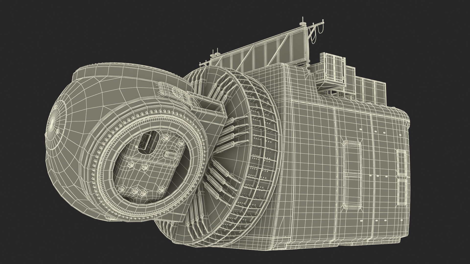 3D Nacelle for Offshore Wind Turbine model