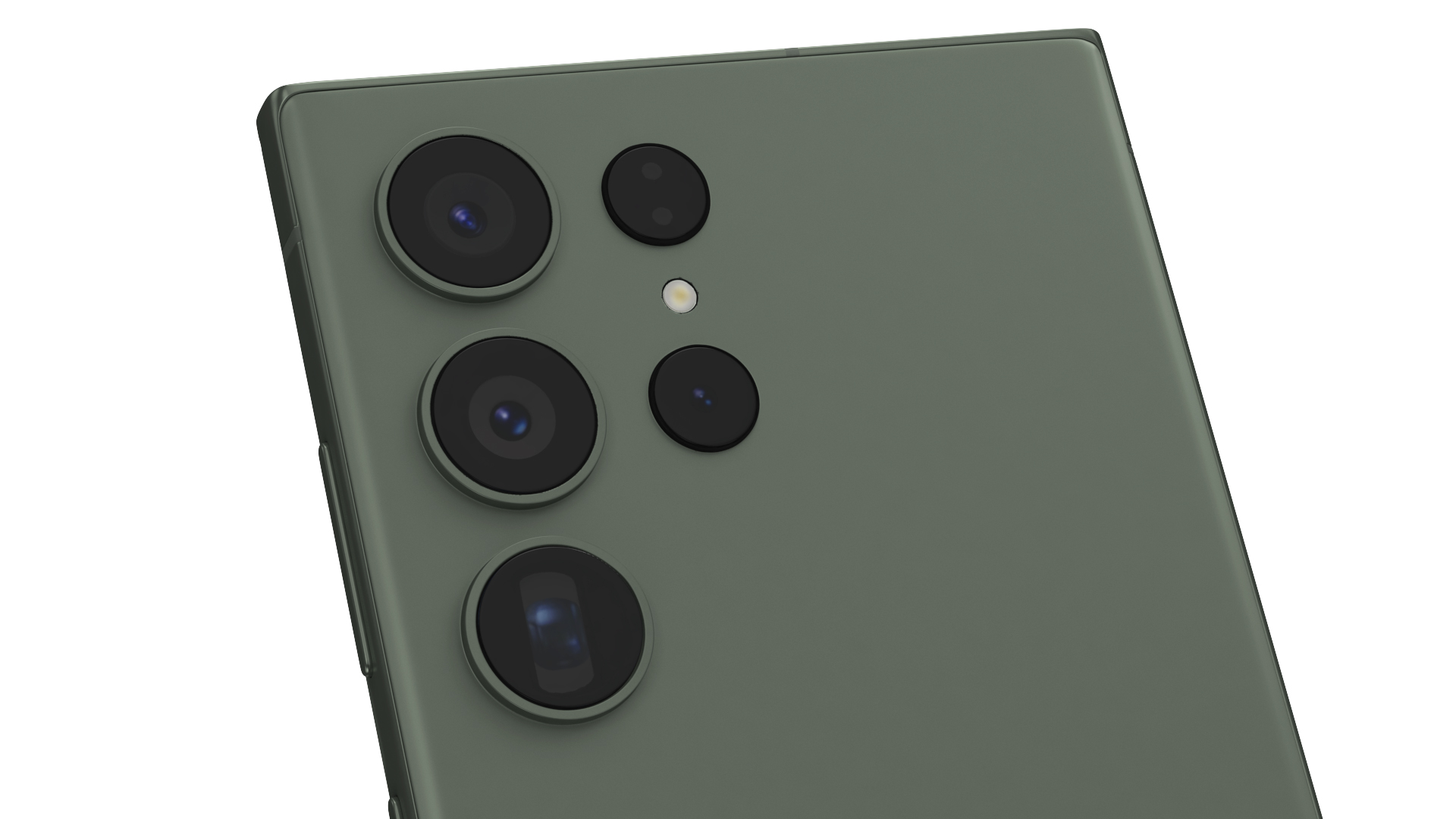 3D Smartphone Samsung Galaxy S23 Ultra Green