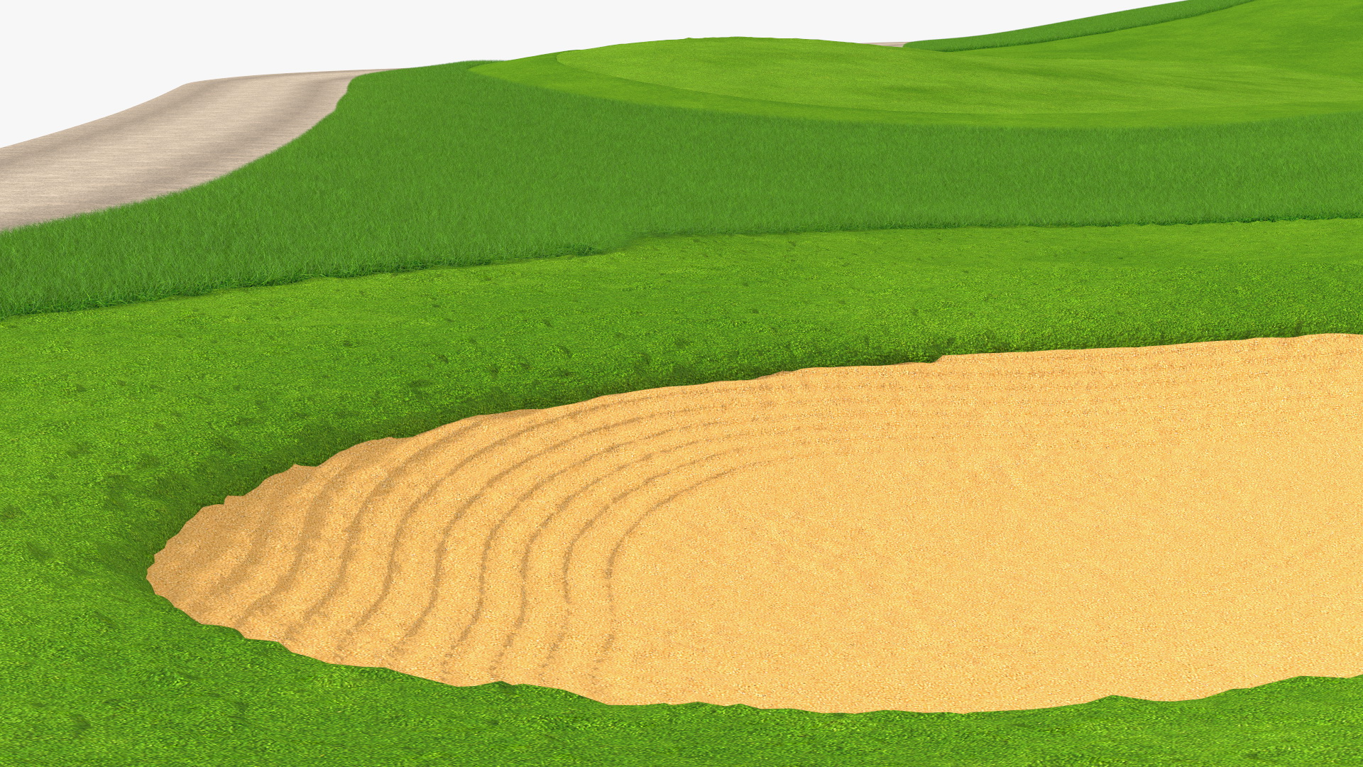 3D model Golf Course Fur