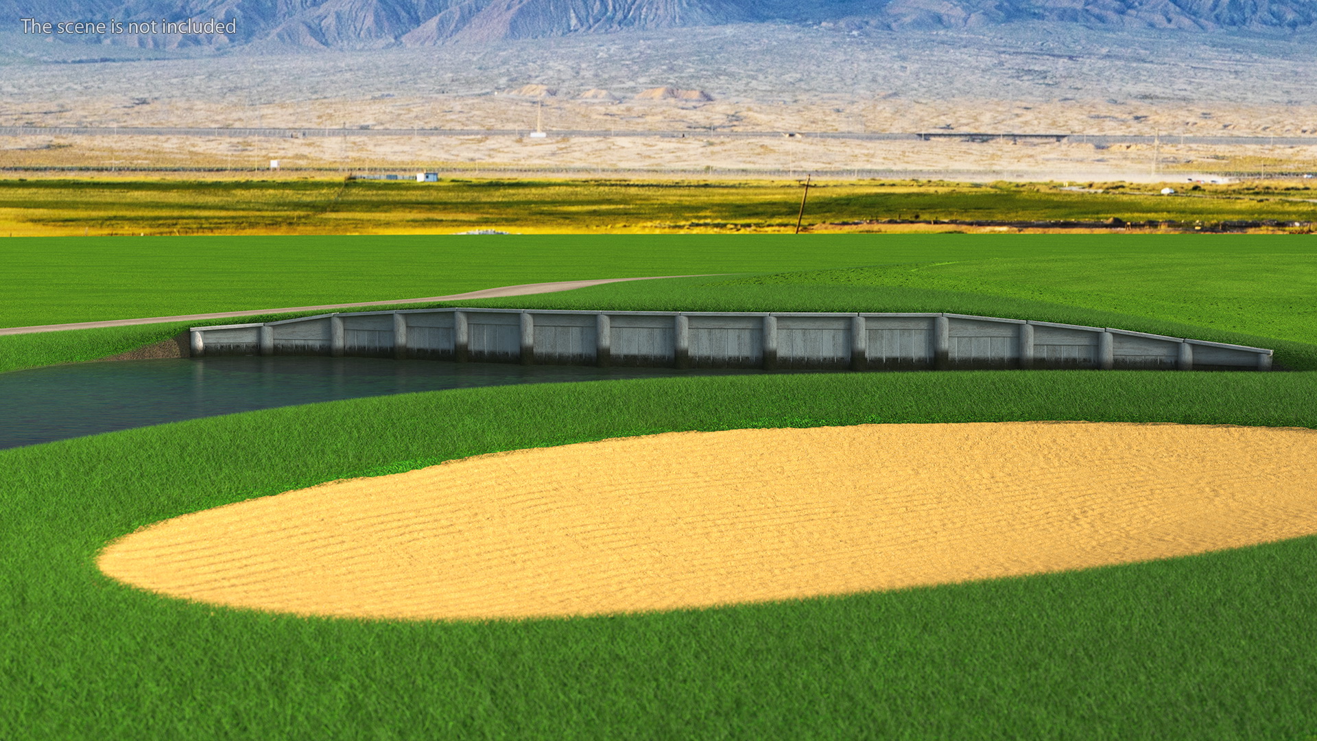 3D model Golf Course Fur