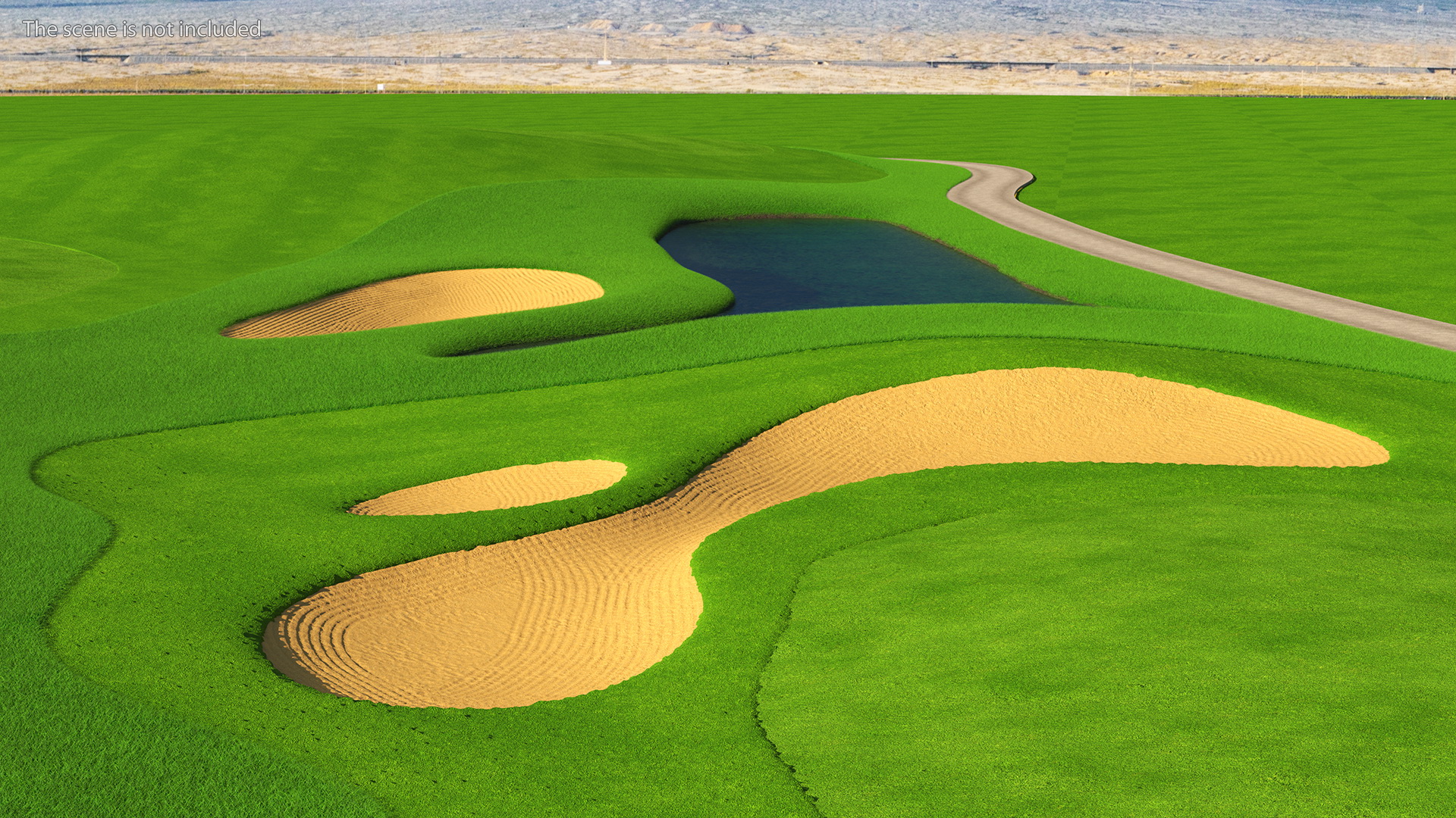 3D model Golf Course Fur