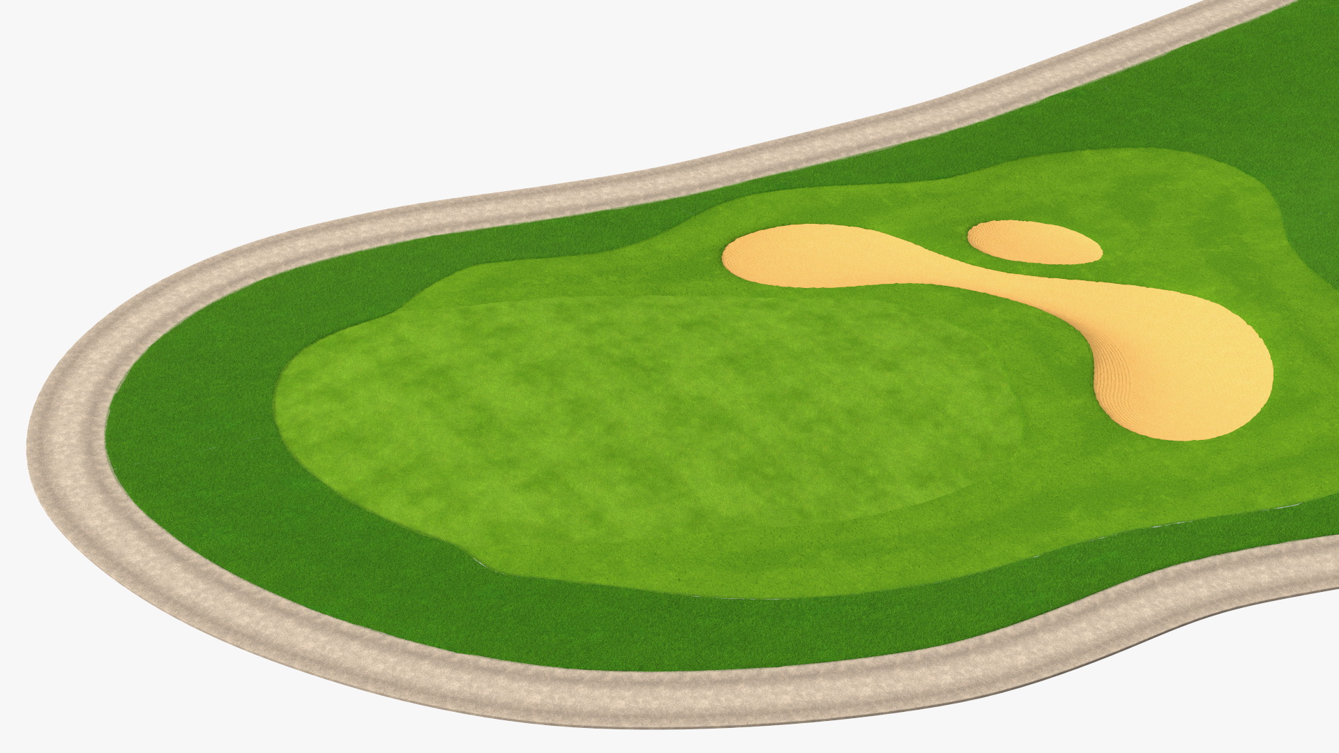 3D model Golf Course Fur