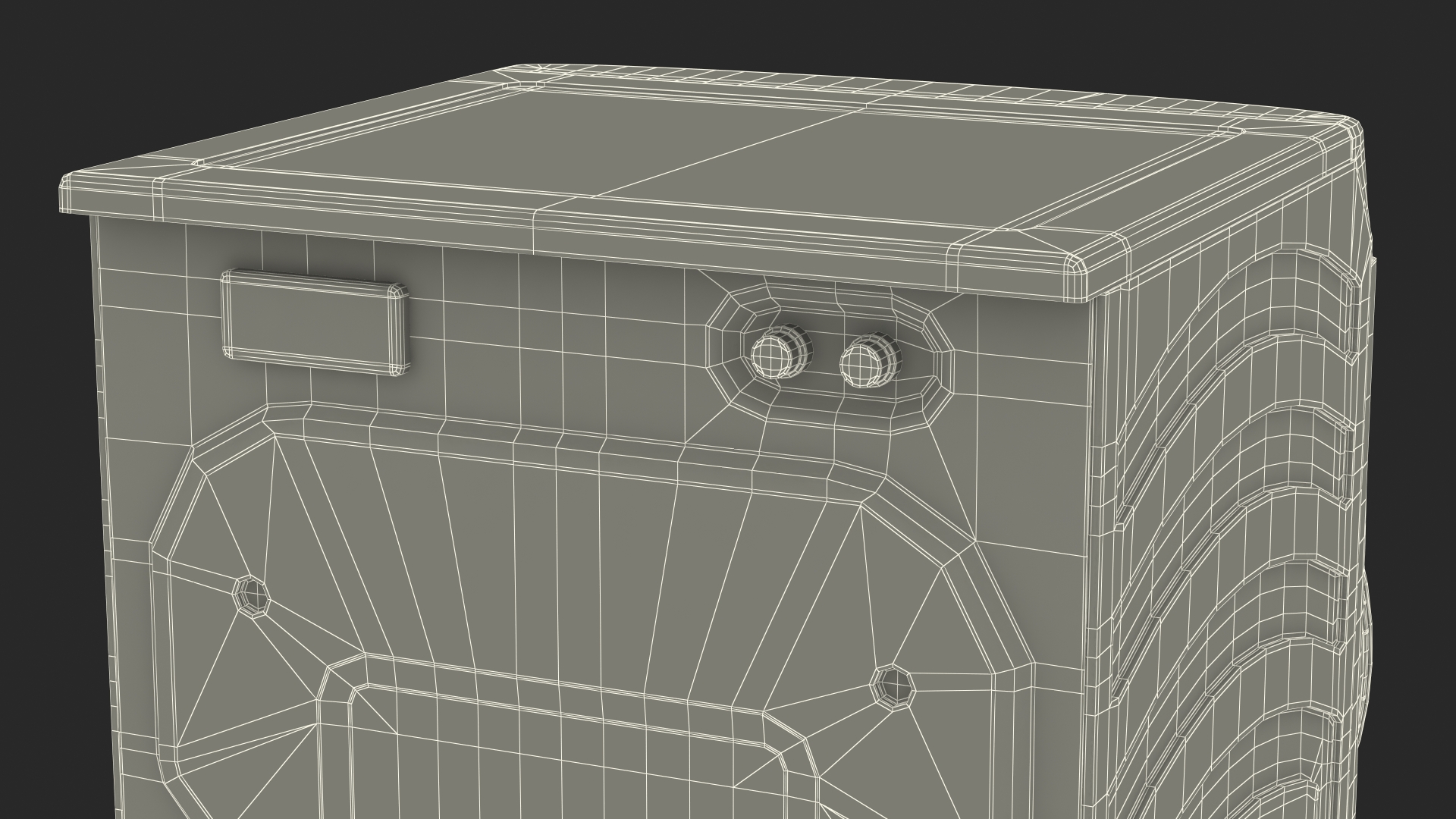 3D model Steam Washer Profile Blue