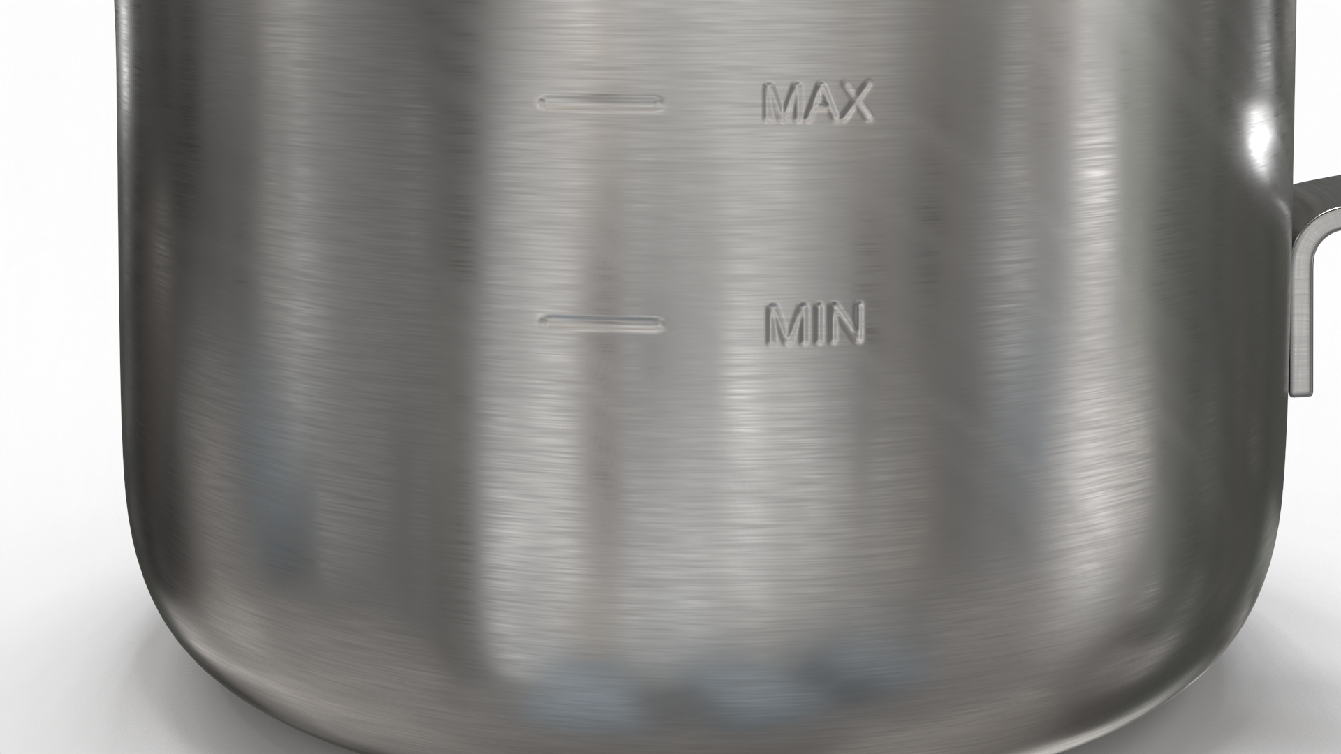 Milk Jug Stainless Steel 3D model