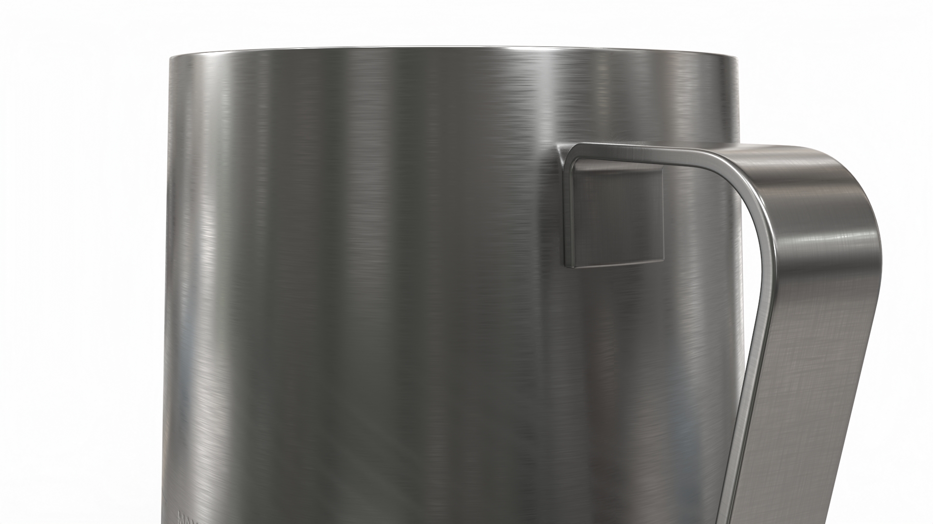 Milk Jug Stainless Steel 3D model