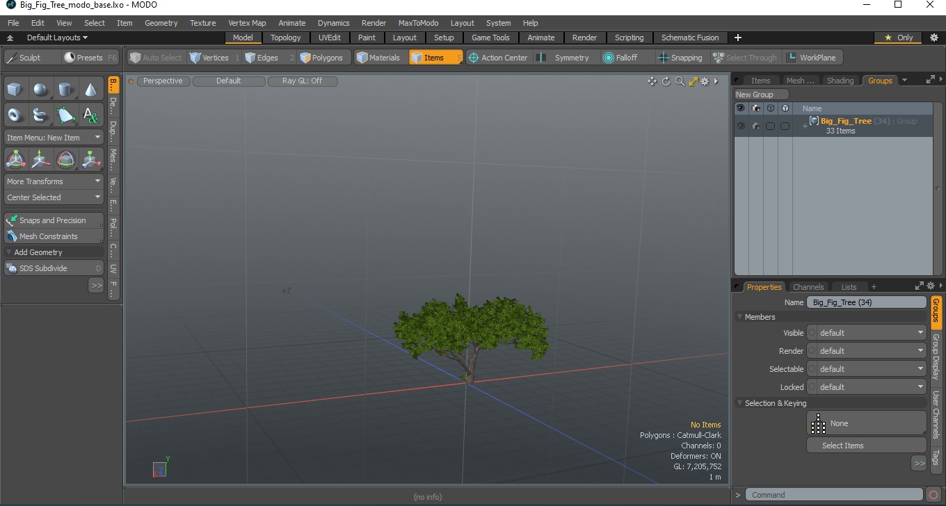Big Fig Tree 3D