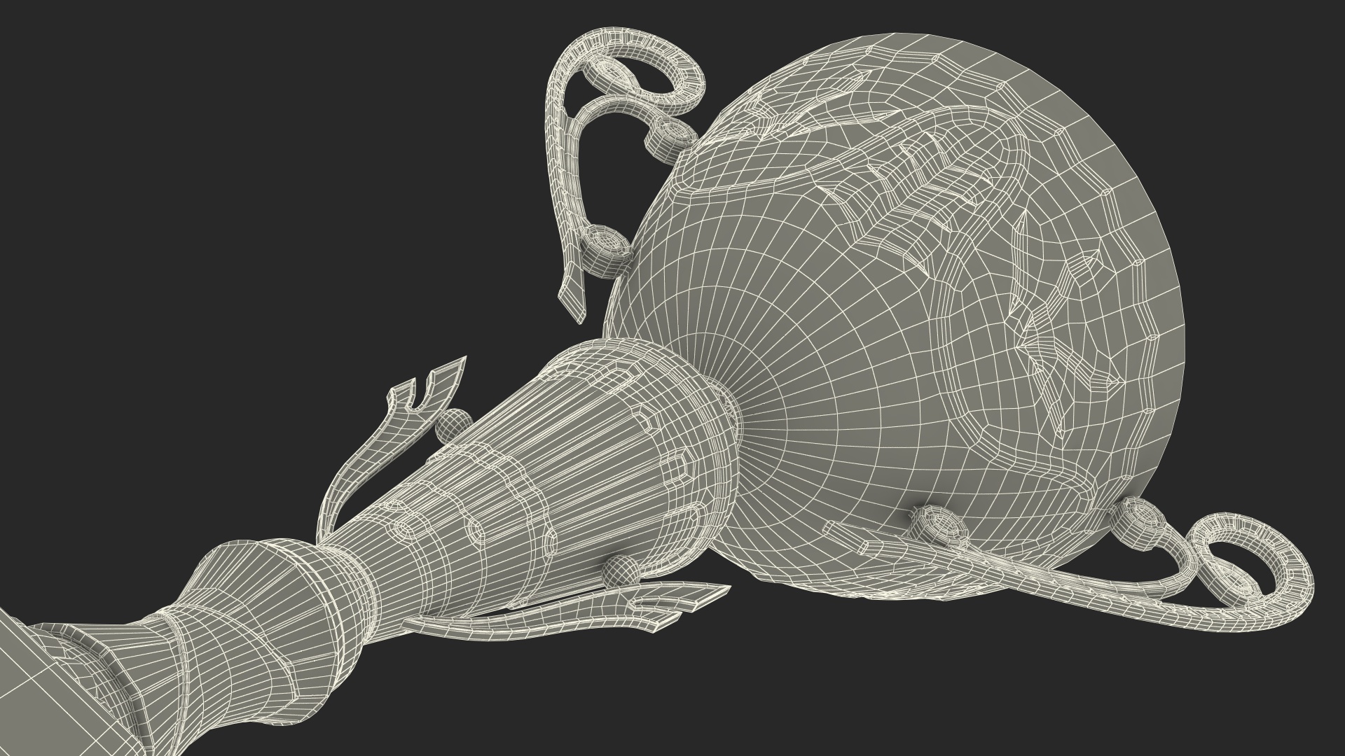 Sports Cup Trophy Gold 3D