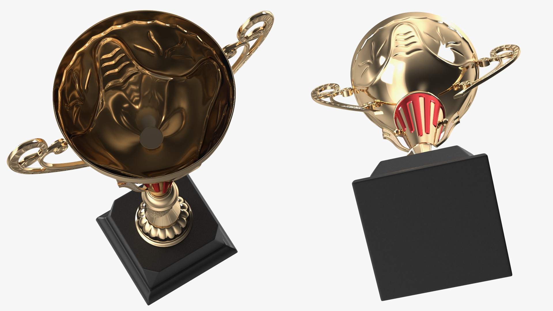 Sports Cup Trophy Gold 3D