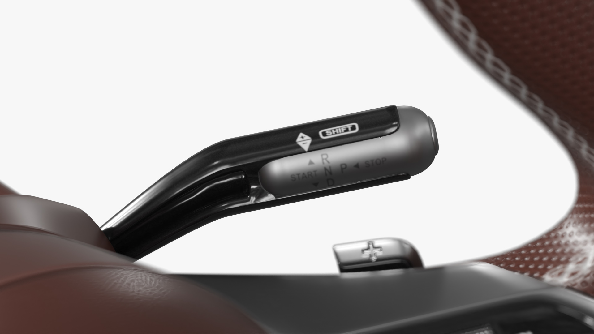 Modern Car Steering Wheel Brown - view 7