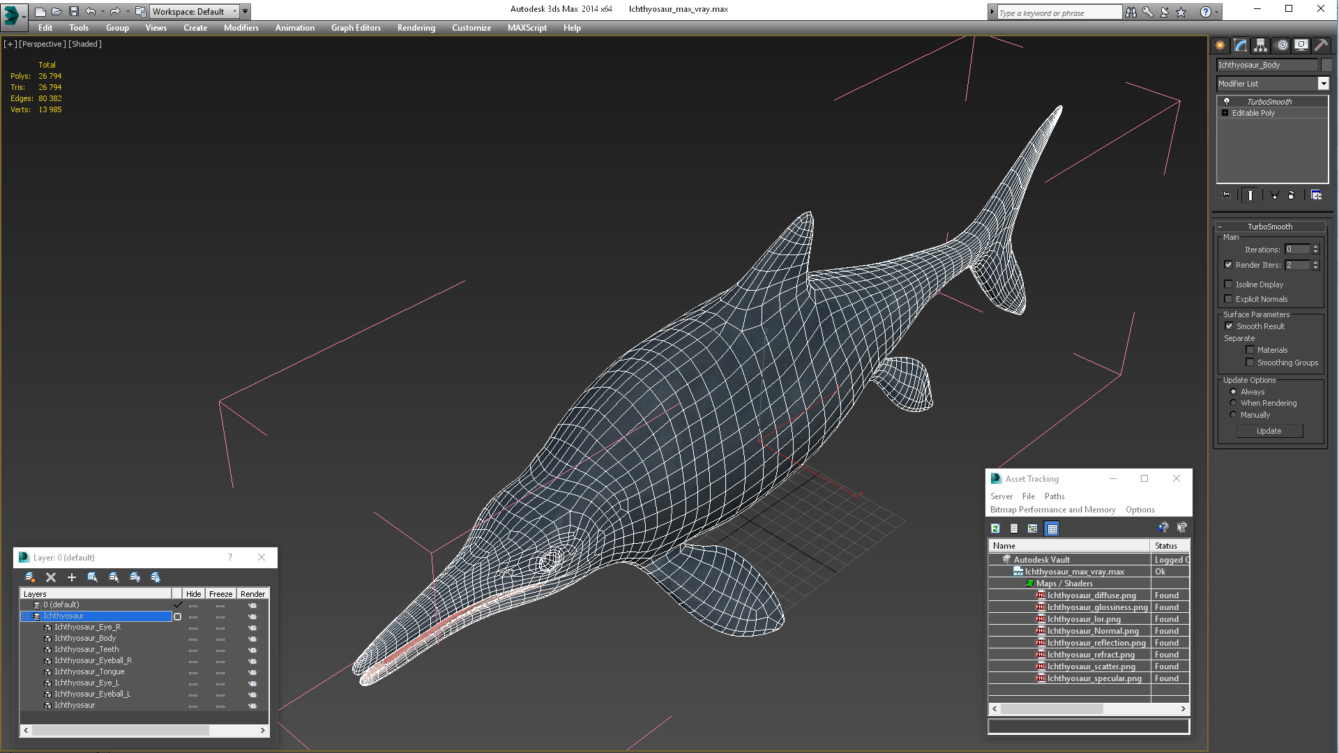 3D Ichthyosaur