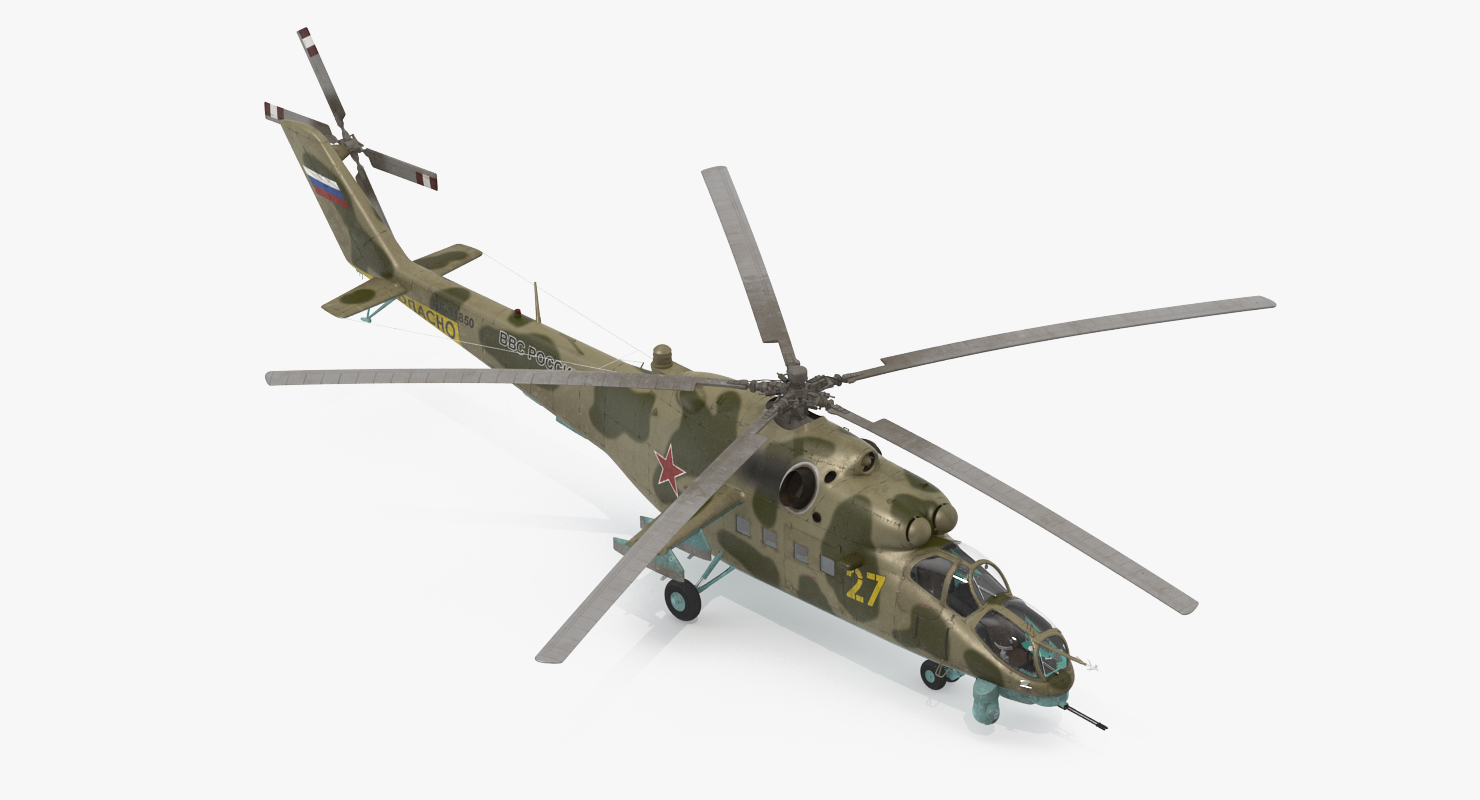 3D model Russian Helicopter Mi 35M