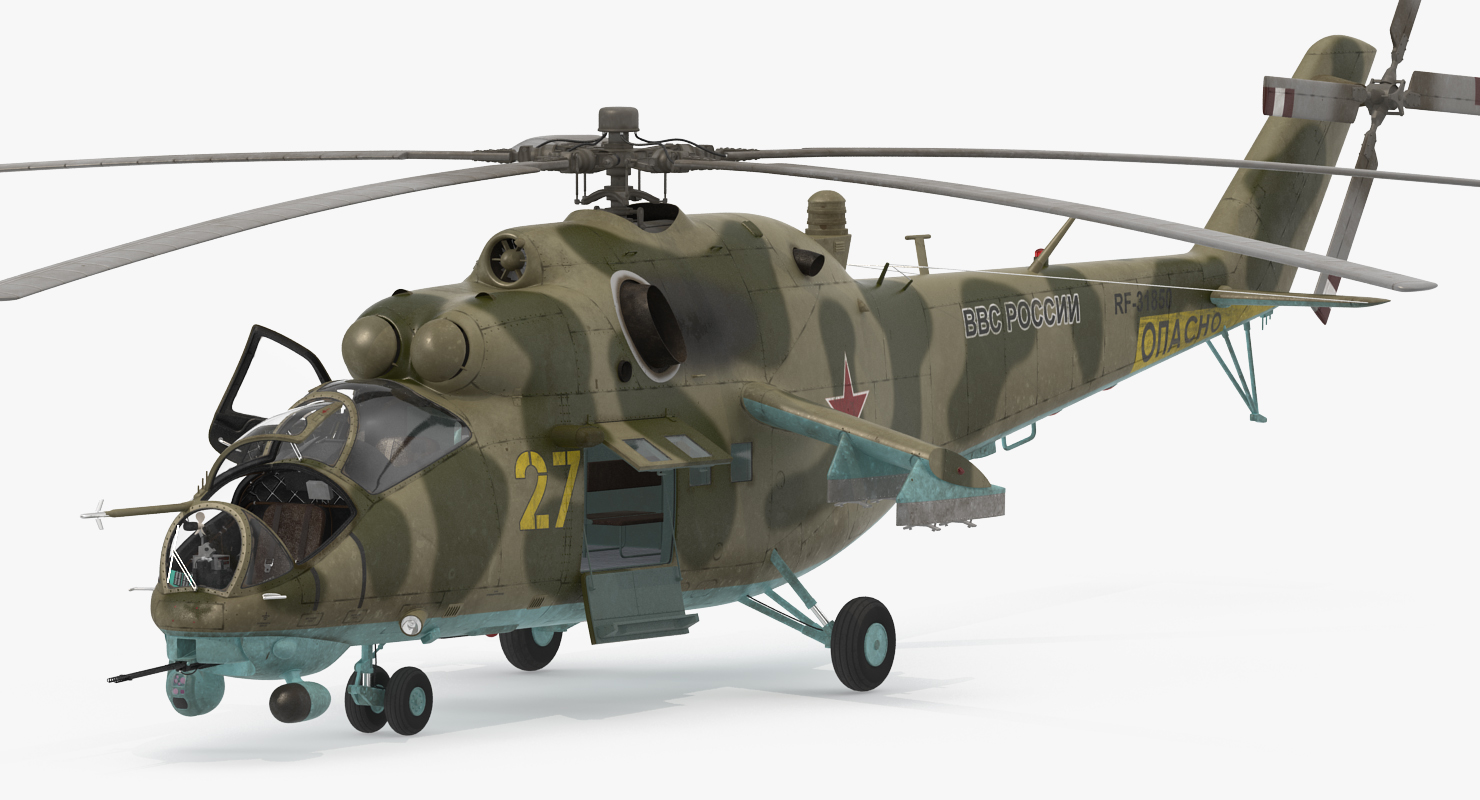 3D model Russian Helicopter Mi 35M