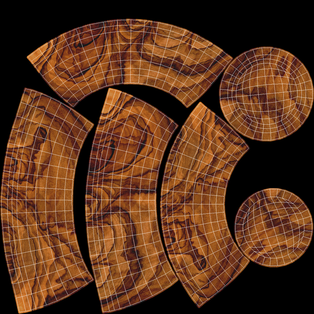 Cottage Cheese Wood Bowl 3D model