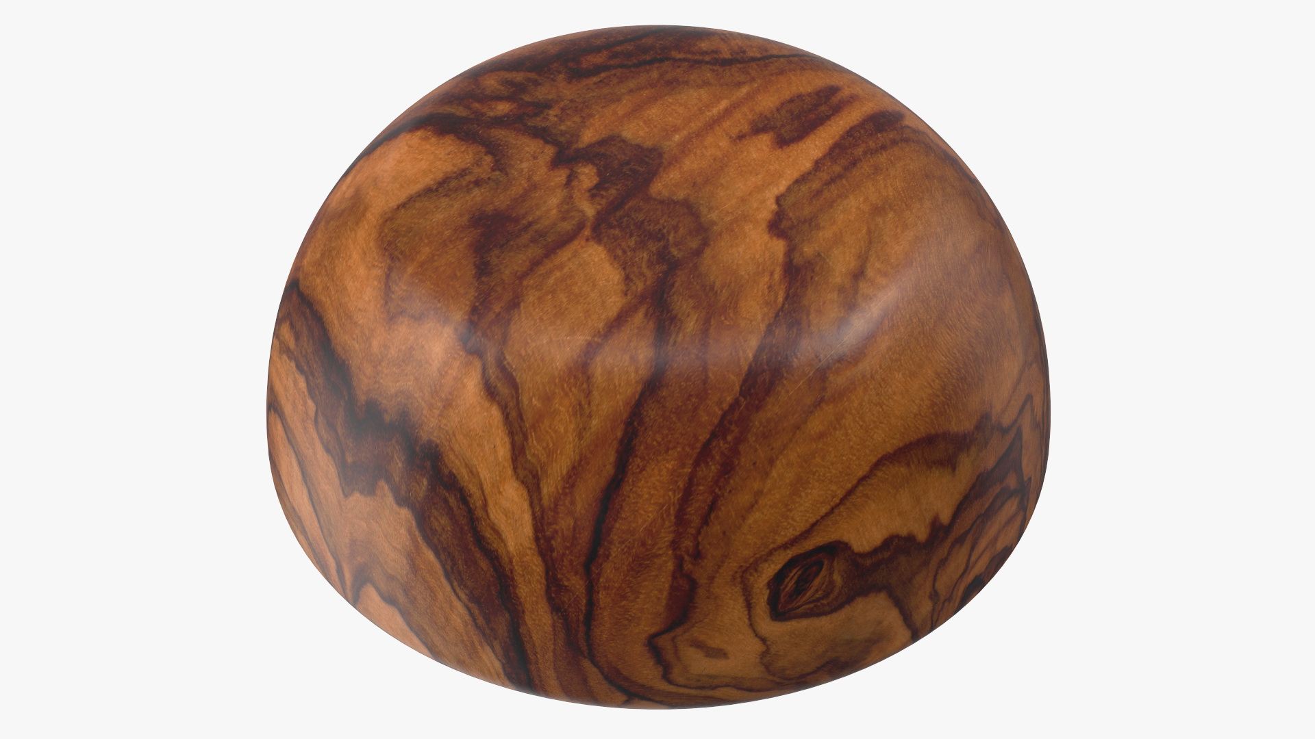 Cottage Cheese Wood Bowl 3D model