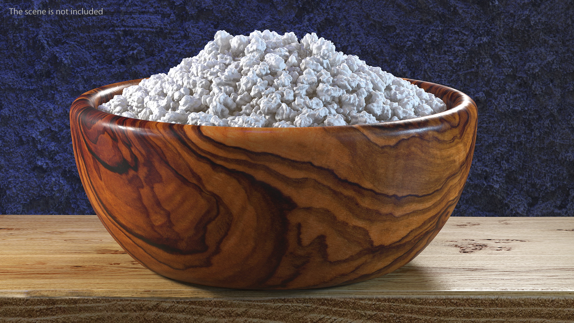 Cottage Cheese Wood Bowl 3D model