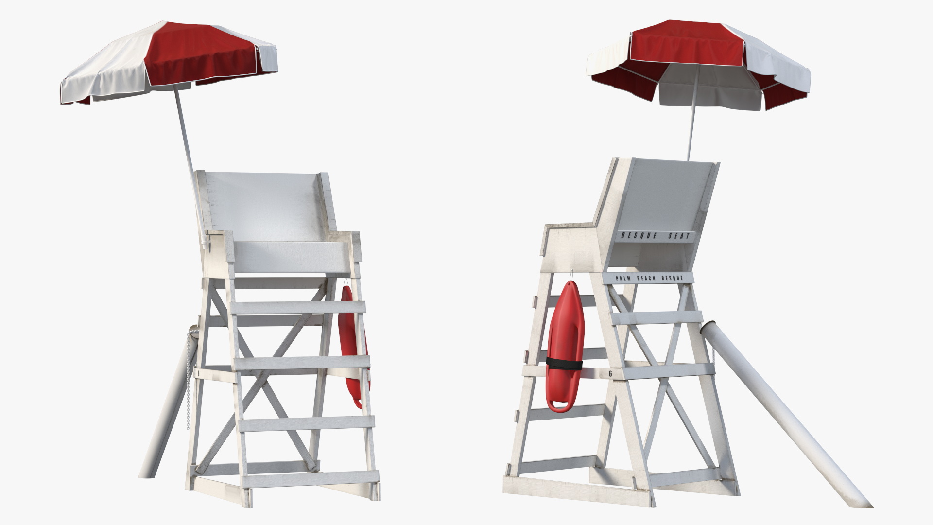 3D model Lifeguard Chair