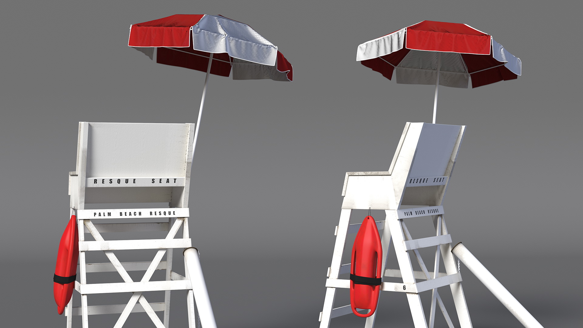 3D model Lifeguard Chair
