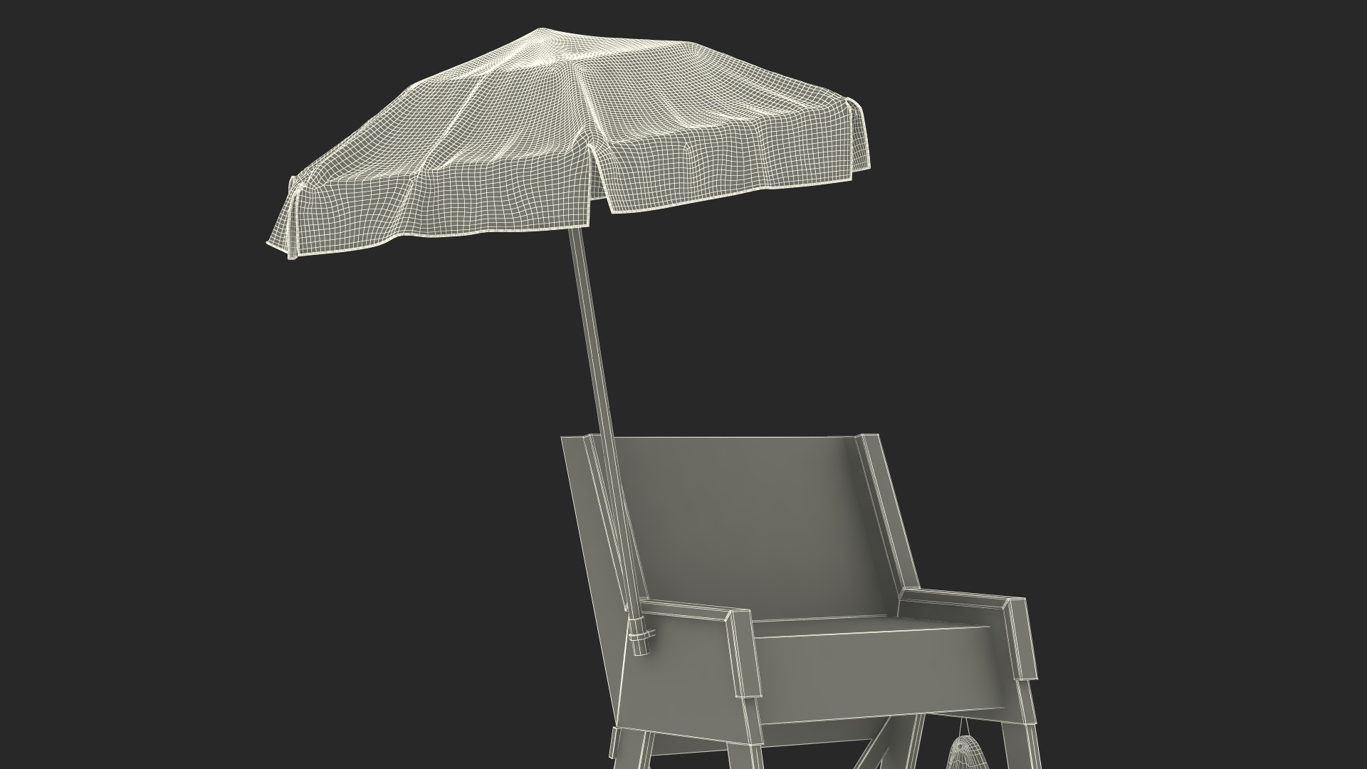3D model Lifeguard Chair