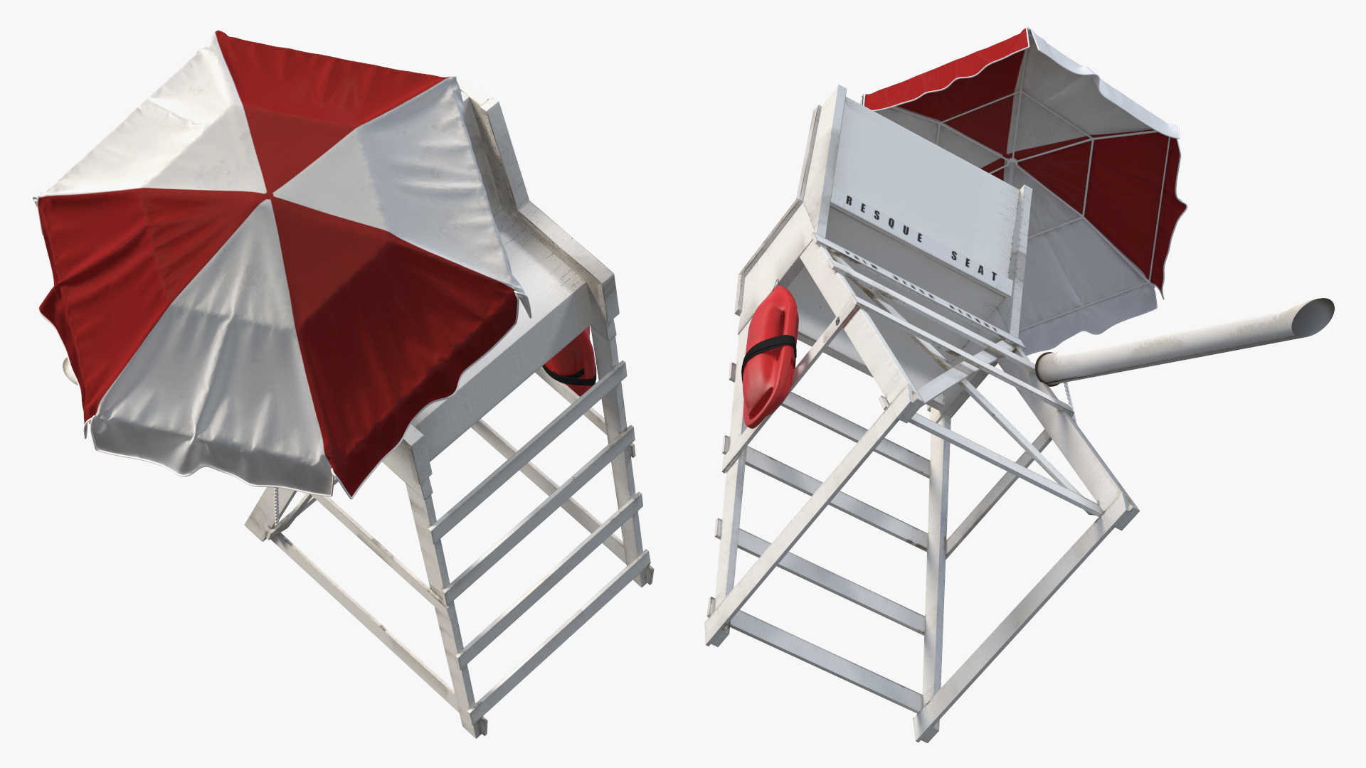 3D model Lifeguard Chair
