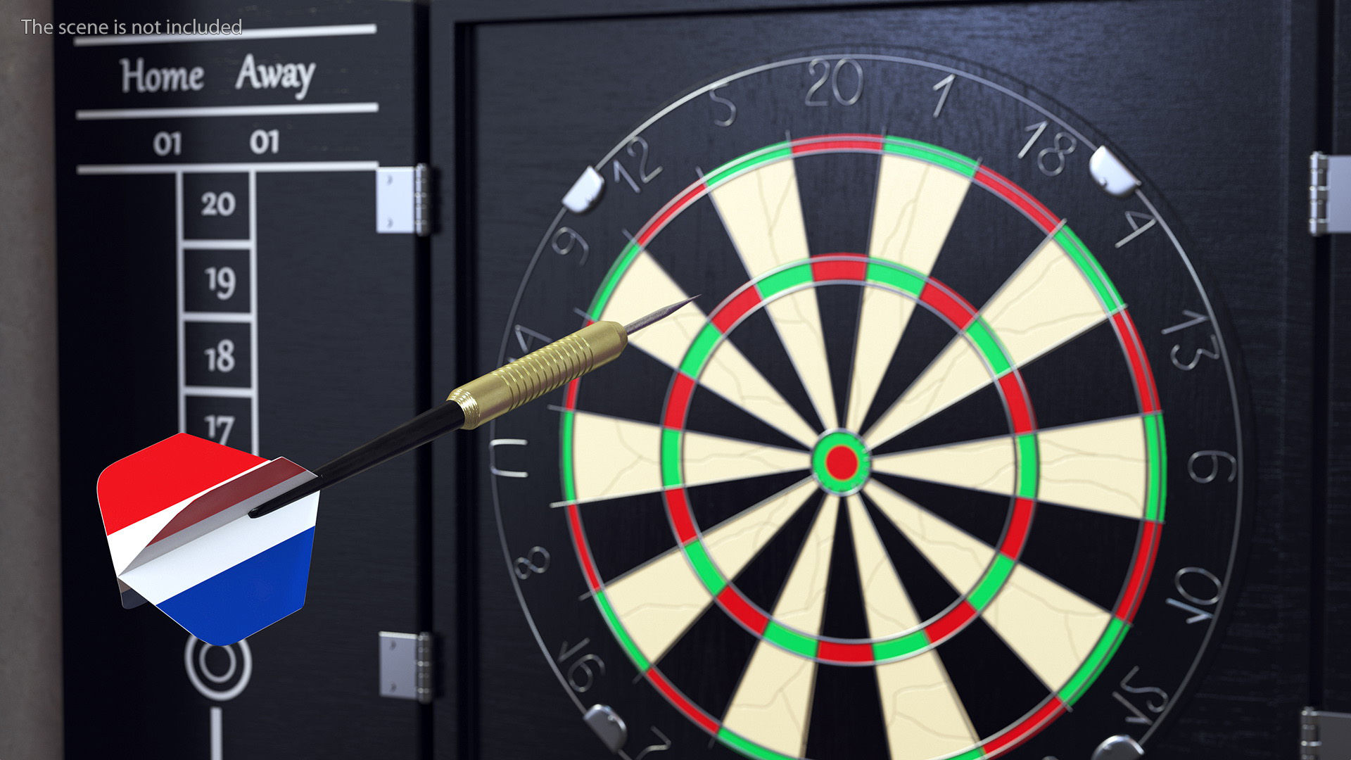3D Dart with France Flag